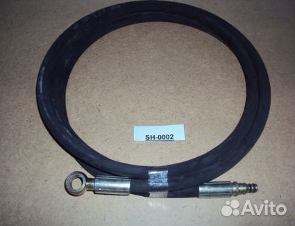 Шланг пгу елка-штуцер (L-2300мм ) shaanxi