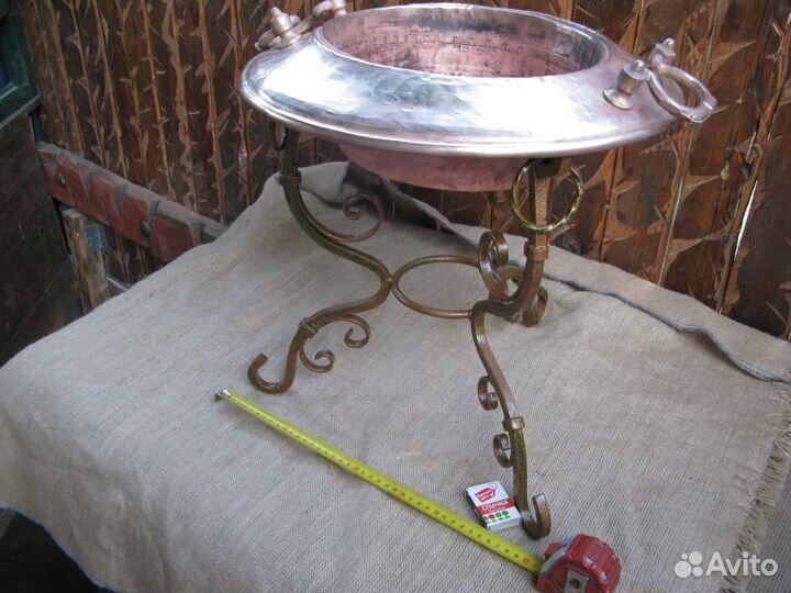 Старинное кашпо и подставка СССР