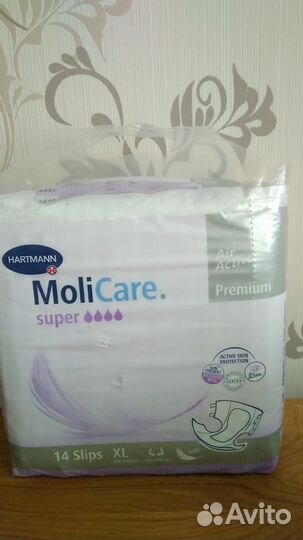 Подгузники для взрослых Molicare Super Premium, XL