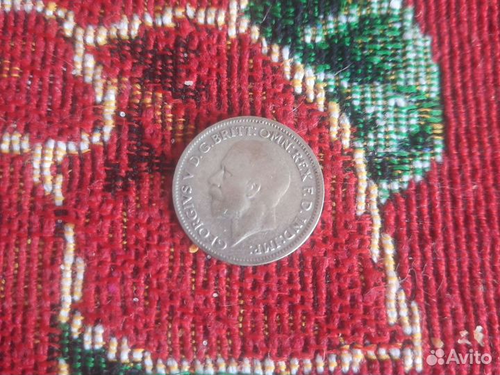 6 пенсов 1931 года. Английское серебро