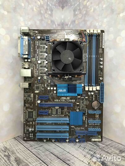 Asus M5A7BL/usb3+AMD Phenom IIx4965+Кулер