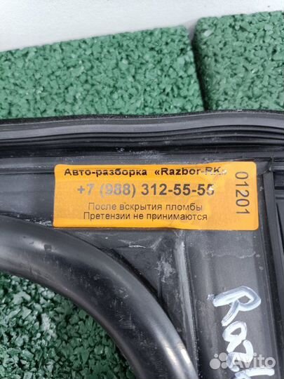 Уплотнитель стекла двери задний левый Renault