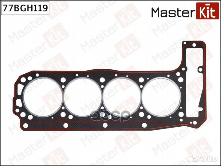 Прокладка гбц mercedes M102 2.3 77BGH119 MasterKit