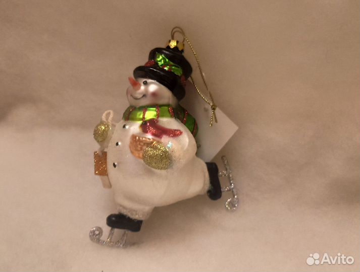 Новая елочная игрушка. Снеговик