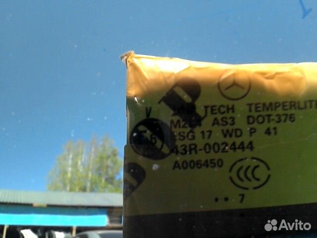 Стекло двери задней левой Mercedes Benz X164