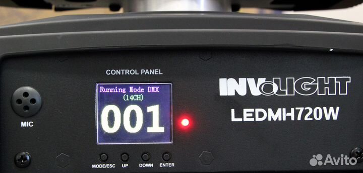 Световой прибор вращающаяся голова Wash