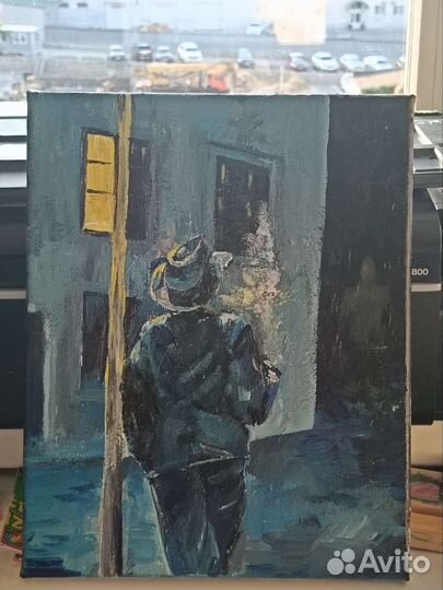 Картина акрилом на холсте