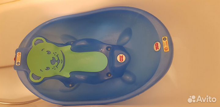 Ванночка для купания OK Baby с горкой Buddy