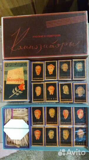 Спички сувенирные коллекционные, 6 наборов