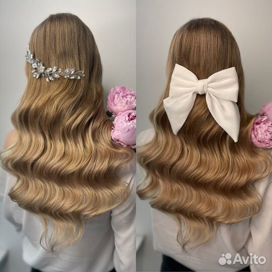 Прическа макияж
