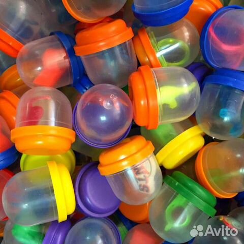 Игрушка в капсуле 28 мм Растишки микс 250 шт/уп