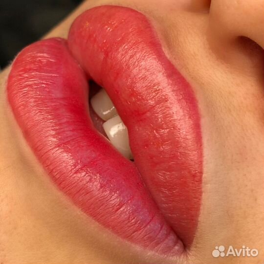 Перманентный макияж татуаж бровей