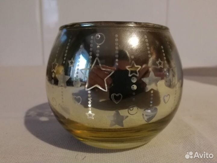 Подсвечники стеклянные