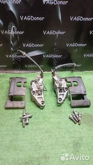 Суппорта тормозные передние ауди а4б7 комплект