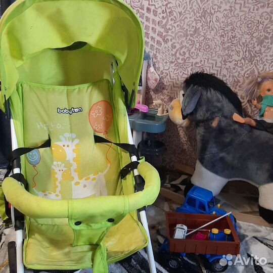 Прогулочная коляска трость бу