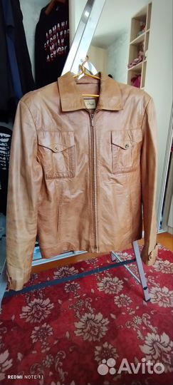 Кожаная куртка мужская