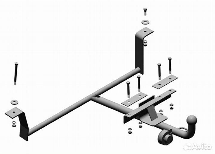 Фаркоп на газ-3110, газ-31105 
