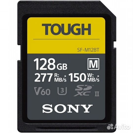 Карта памяти Sony sdxc 128GB 277R/150W (новая)