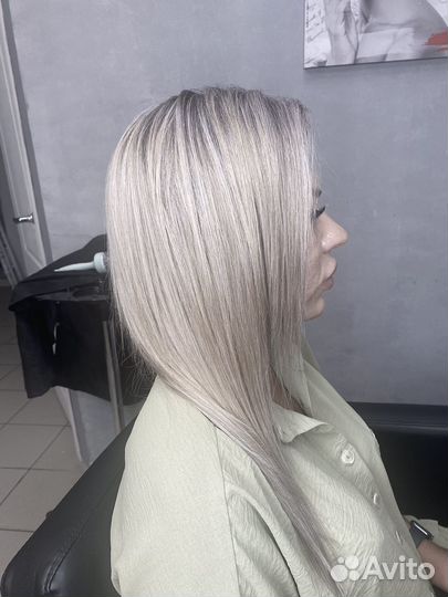 Стрижка и окрашивание волос