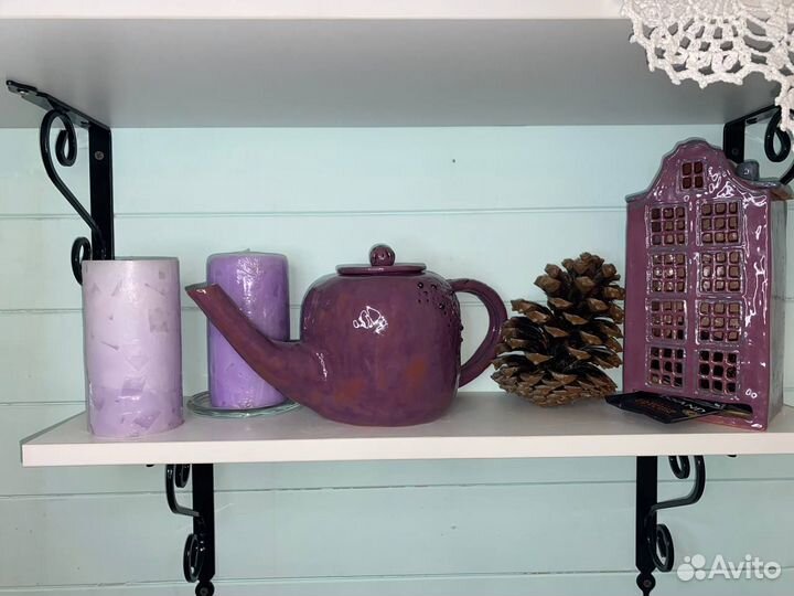 Глиняный домик для декора