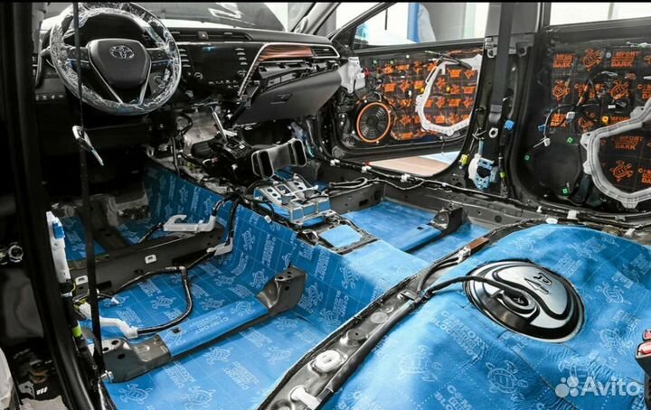 Шумоизоляция автомобиля/установка автозвука