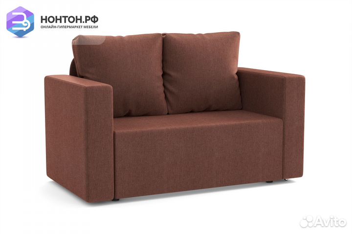 Диван выкатной Дэнвер коричневый