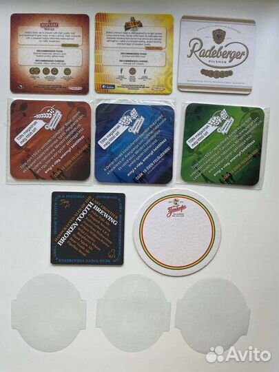 Подставки под пиво и этикетки