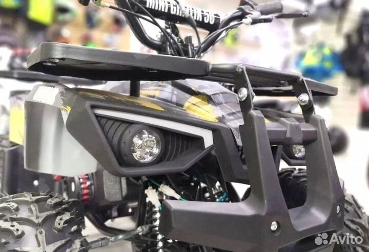 Детский квадроцикл Mini Grizlik X16 (PS) желтый