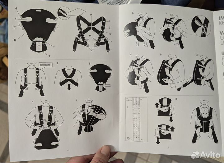 Рюкзак переноска кенгуру BabyBjorn mini