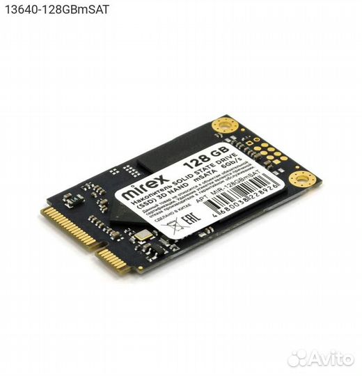 Диск SSD Mirex N5M msata 128GB SATA III (6Gb/s), 1