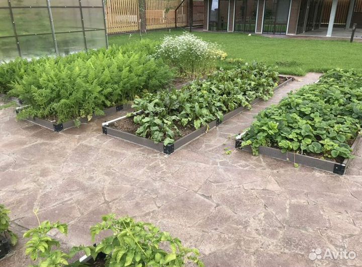 Клумба из дпк