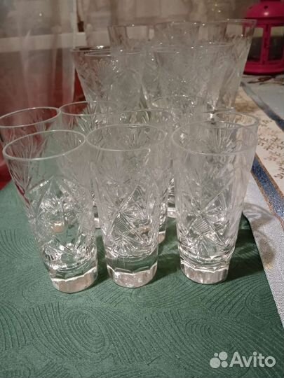 Фужеры хрустальные Югославия