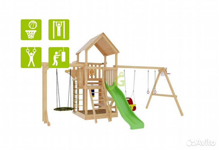 Детская площадка Крафт Pro 2