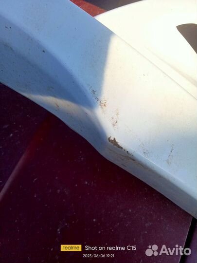 Передний бампер хендай Солярис рестайлинг