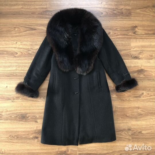 Пальто женское драповое 50