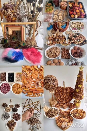 Природные элементы для декора и поделок: эко-стиль