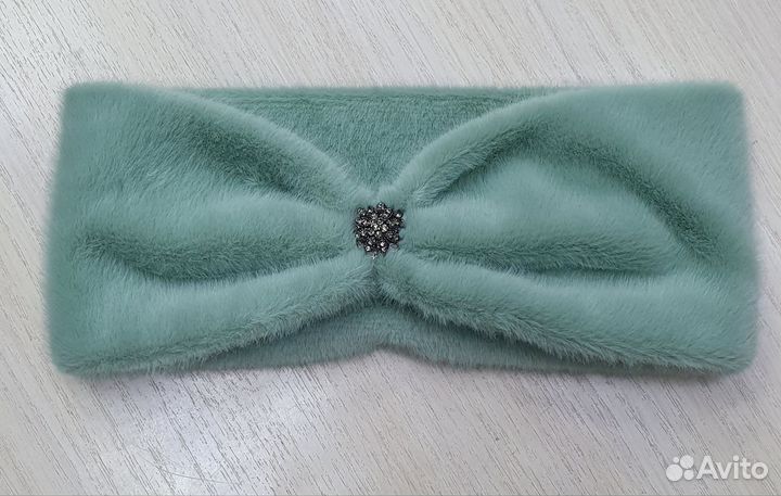 Меховая повязка на голову