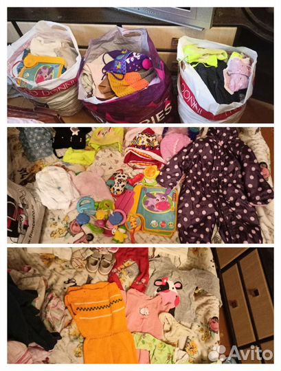 Вещи, игрушки, погремушки, обувь, от 6м до 2 л