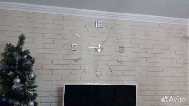 Часы настенные «Стильные» серебро