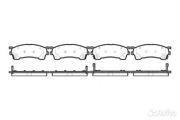 Передние тормозные колодки