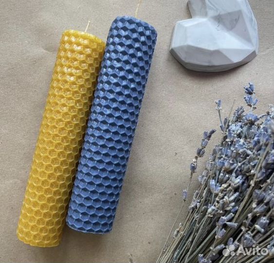 Набор свечей из вощины