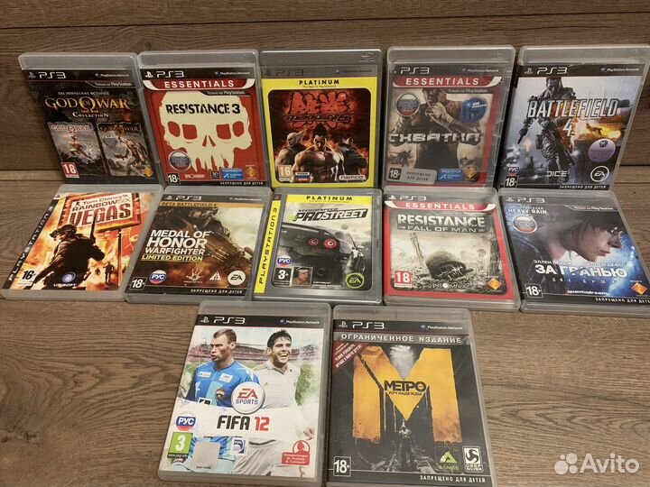 Диски на ps3