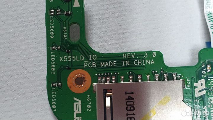 Плата Asus X555LD IO board REV 3.0