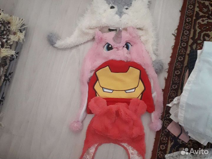 Детские шапочки характерные