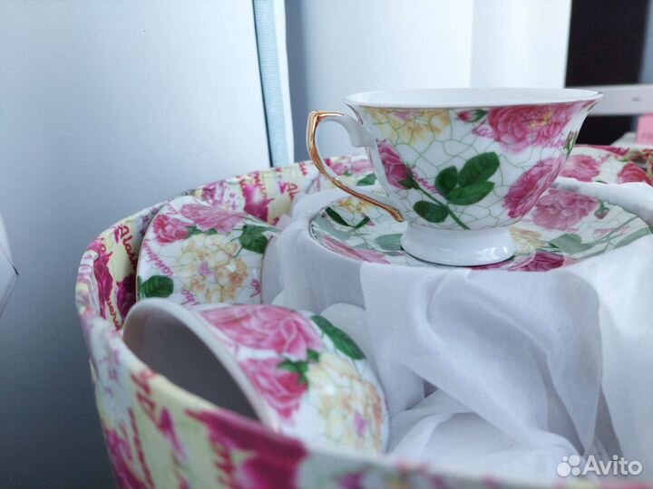 Чайный набор, новый 12 предметов