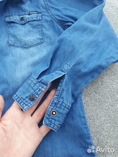 Джинсовая рубашка для мальчика