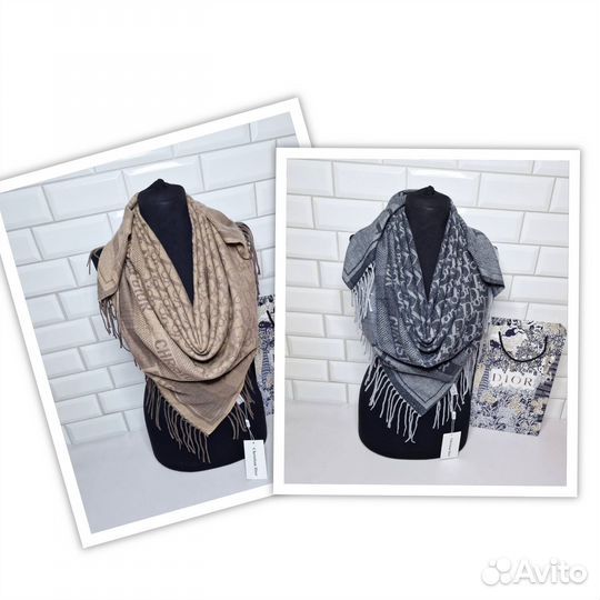 Новые Шали/Платки кашемировые шерстяные