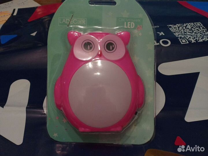 Светильник -ночник детский Сова+подарок журнал