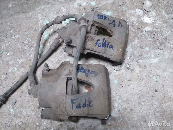 Тормозной суппорт шкода ауди левый