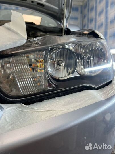 Полировка фар авто